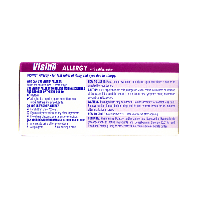 VISINE Allergy Eye Drops - Vital Pharmacy Supplies