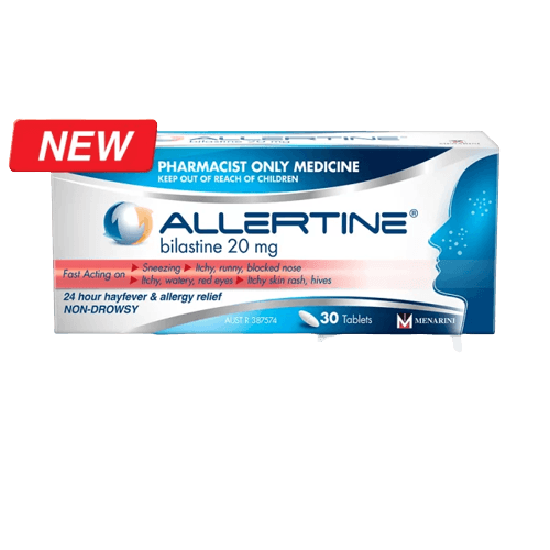 Allertine 20mg Bilastine Tablet 30 (S3) - VITAL+ Pharmacy