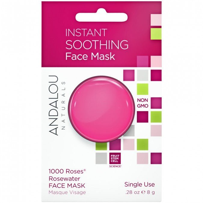 Andalou Naturals 1000 Roses Instant Soothing Face Mask Pod 8g - VITAL+ Pharmacy