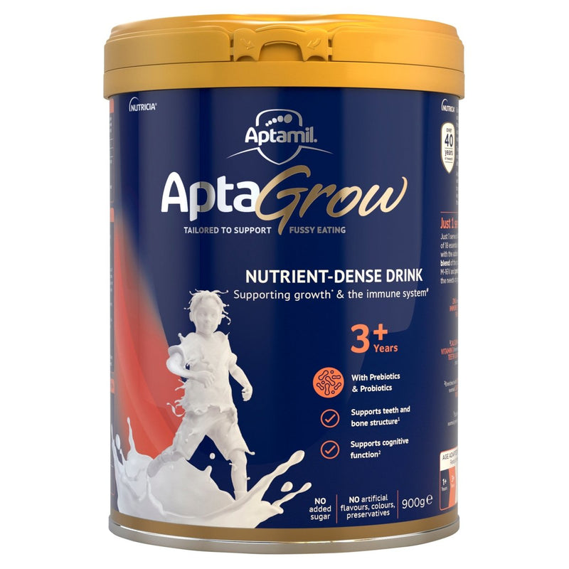 AptaGrow Nutrient-Dense Milk Drink From 3+ Years 900g - VITAL+ Pharmacy