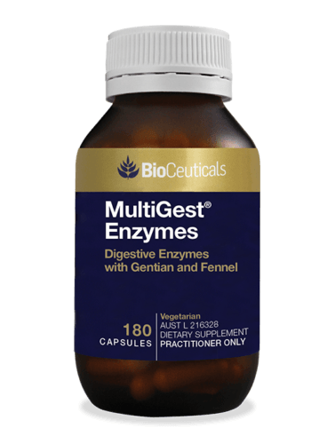 BioCeuticals MultiGest Enzymes 180 Capsules - VITAL+ Pharmacy