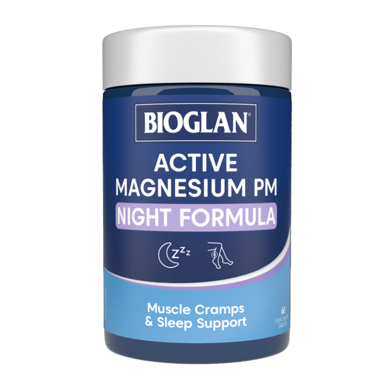 Bioglan Active Magnesium PM 60 Tablets - VITAL+ Pharmacy