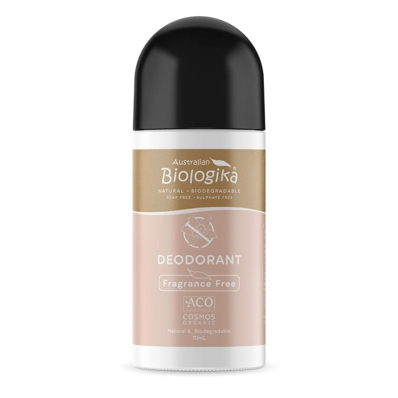 Biologika Fragrance Free Organic Deodorant Roll-On 70mL - VITAL+ Pharmacy