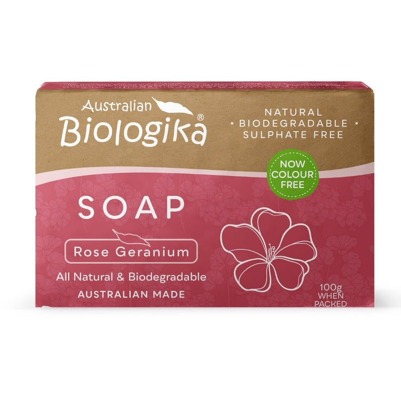 Biologika Rose Geranium Soap Bar 100g - VITAL+ Pharmacy