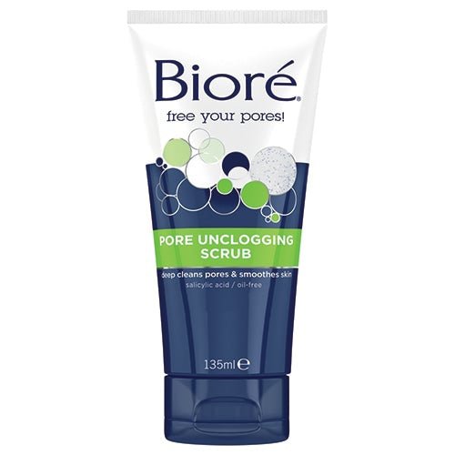 Biore Pore Unclogging Scrub 135mL - VITAL+ Pharmacy