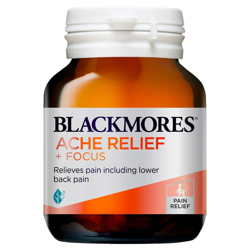 Blackmores Ache Relief+Focus 30 Tablets - VITAL+ Pharmacy