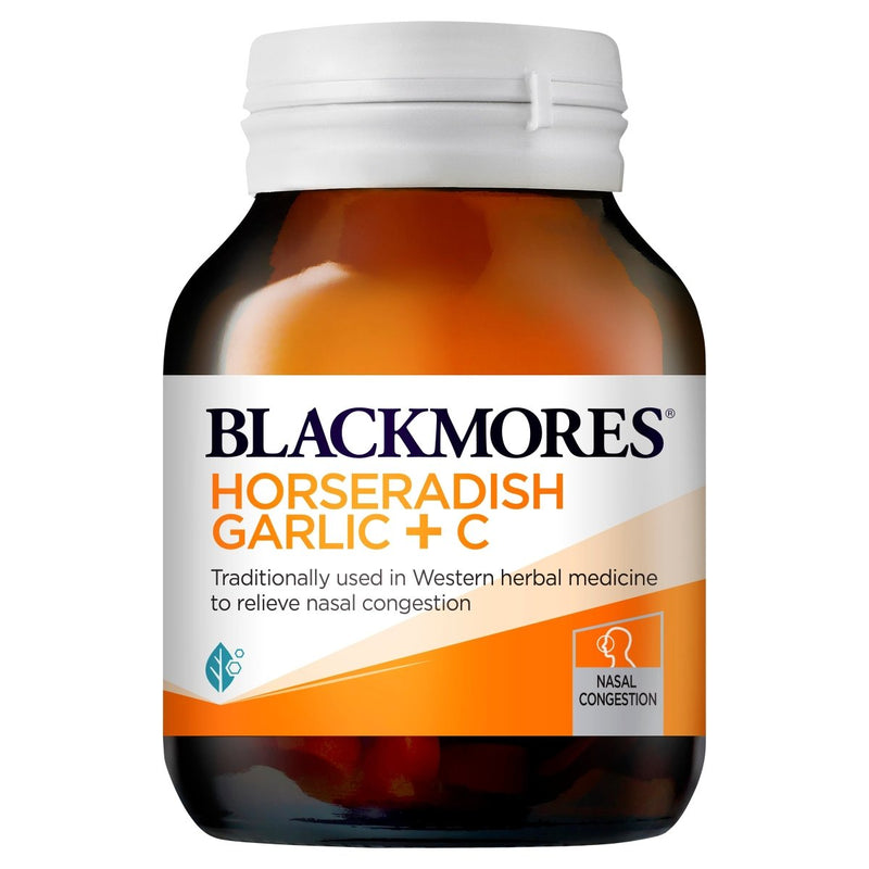 Blackmores Horseradish Garlic + C 50 Tablets - VITAL+ Pharmacy
