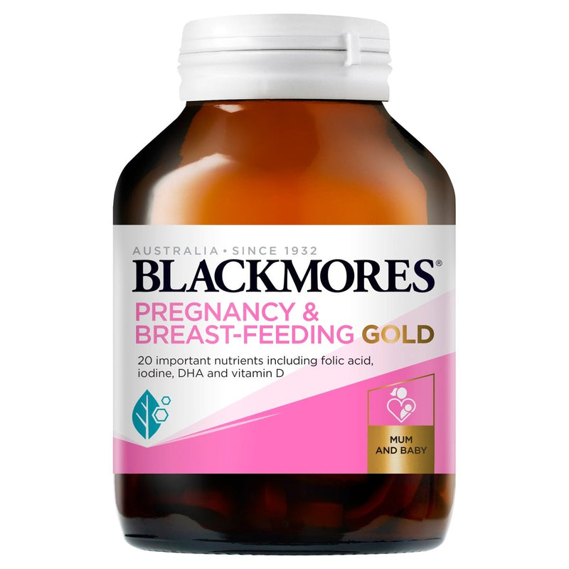 Blackmores Pregnancy and Breast-Feeding Gold 120 Capsules - VITAL+ Pharmacy