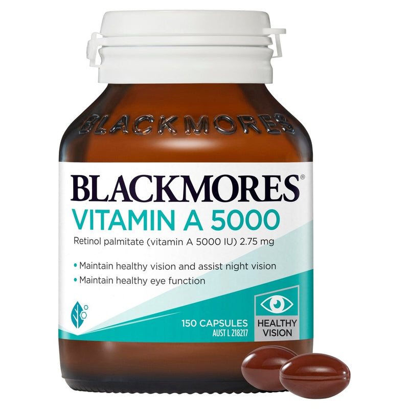 Blackmores Vitamin A 5000 150 Capsules - VITAL+ Pharmacy