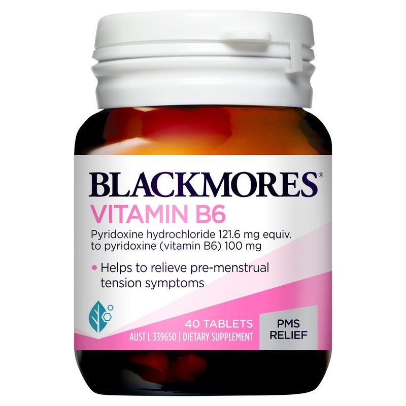 Blackmores Vitamin B6 40 Tablets - VITAL+ Pharmacy