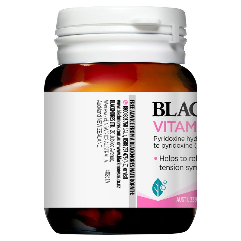 Blackmores Vitamin B6 40 Tablets - VITAL+ Pharmacy