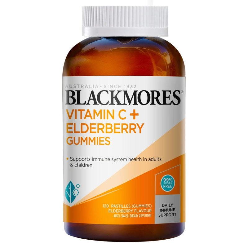 Blackmores Vitamin C + Elderberry Gummies 120 Pack - VITAL+ Pharmacy