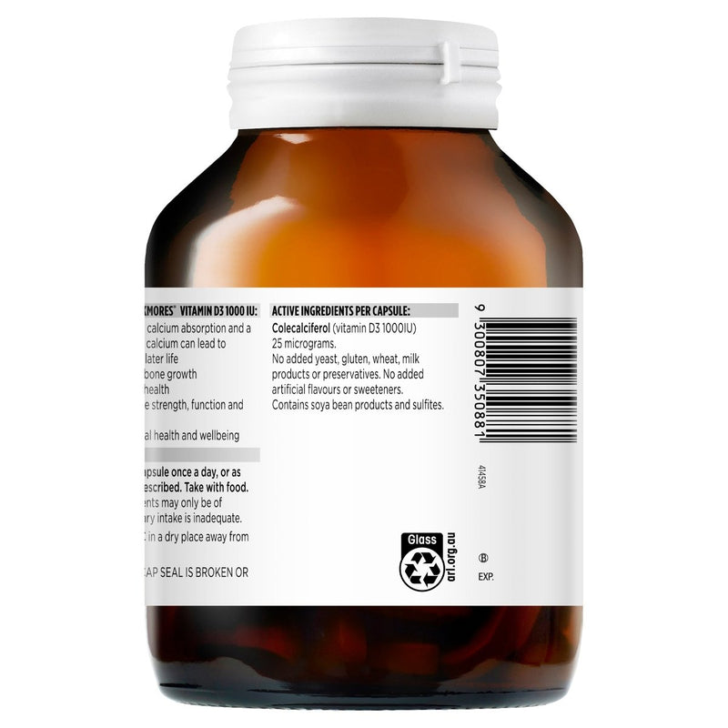 Blackmores Vitamin D3 1000 IU 300 capsules - VITAL+ Pharmacy