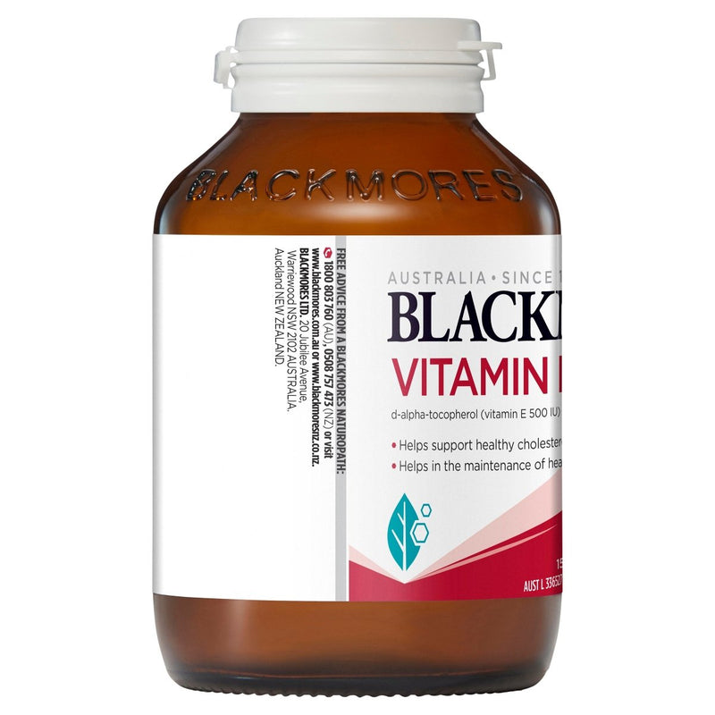 Blackmores Vitamin E 500IU 150 Capsules - VITAL+ Pharmacy