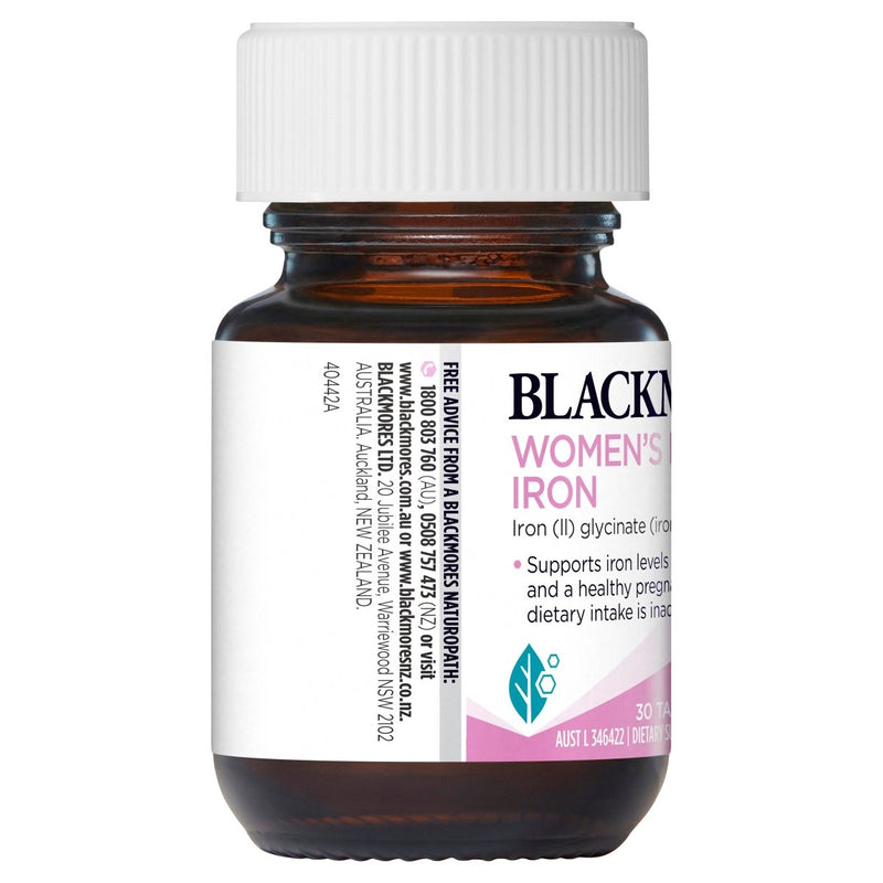 Blackmores Women's Premium Iron 30 tablets - VITAL+ Pharmacy