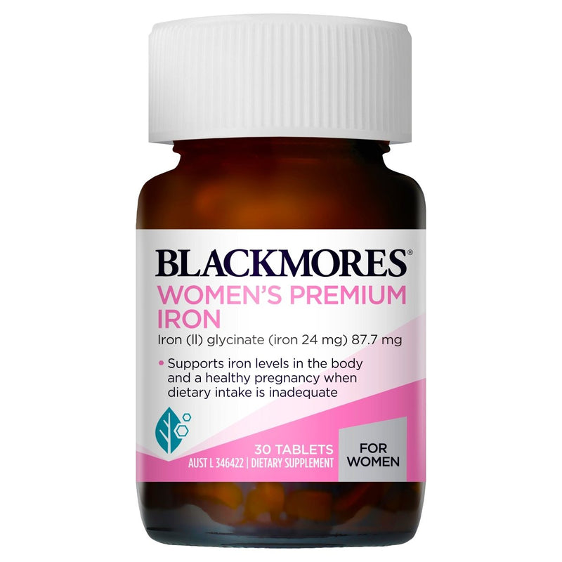 Blackmores Women's Premium Iron 30 tablets - VITAL+ Pharmacy