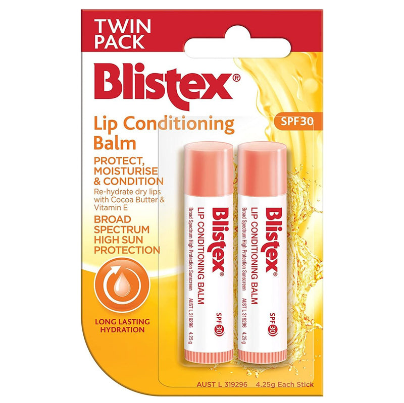 Blistex Lip Conditioning Balm Twin Pack SPF30 2x4.25g