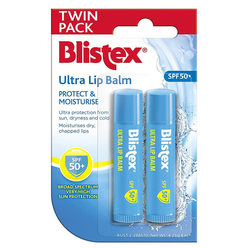 Blistex Ultra Lip Balm Twin Pack SPF50 2x4.25g