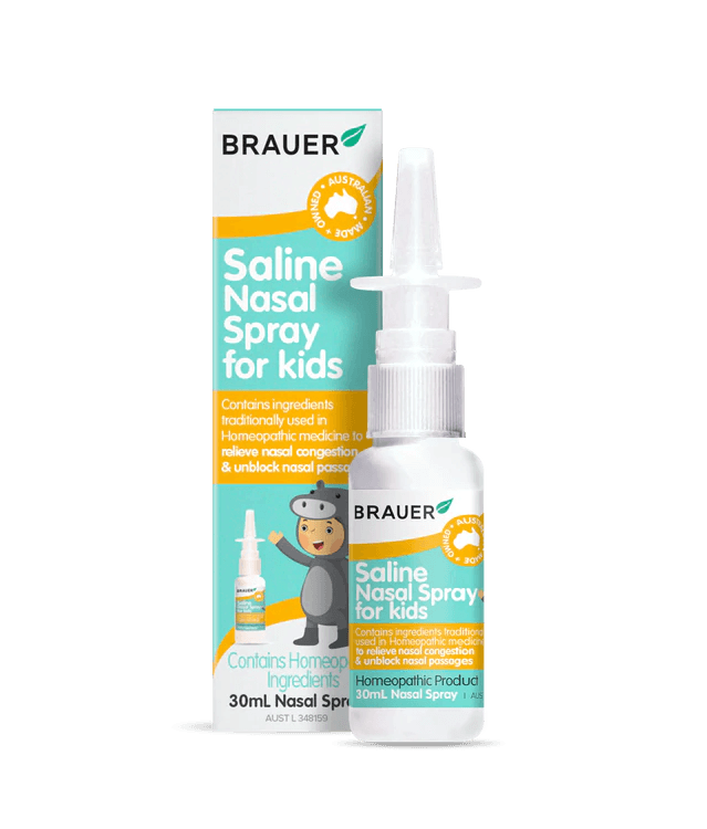 Brauer Saline Nasal Spray for Kids 30mL - Clearance - VITAL+ Pharmacy