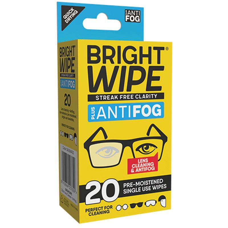 BrightWipe Antifog Lens Cleaning Wipes 20 Pack - VITAL+ Pharmacy