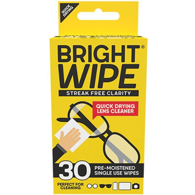 BrightWipe Lens Cleaning Wipes 30 Pack - VITAL+ Pharmacy