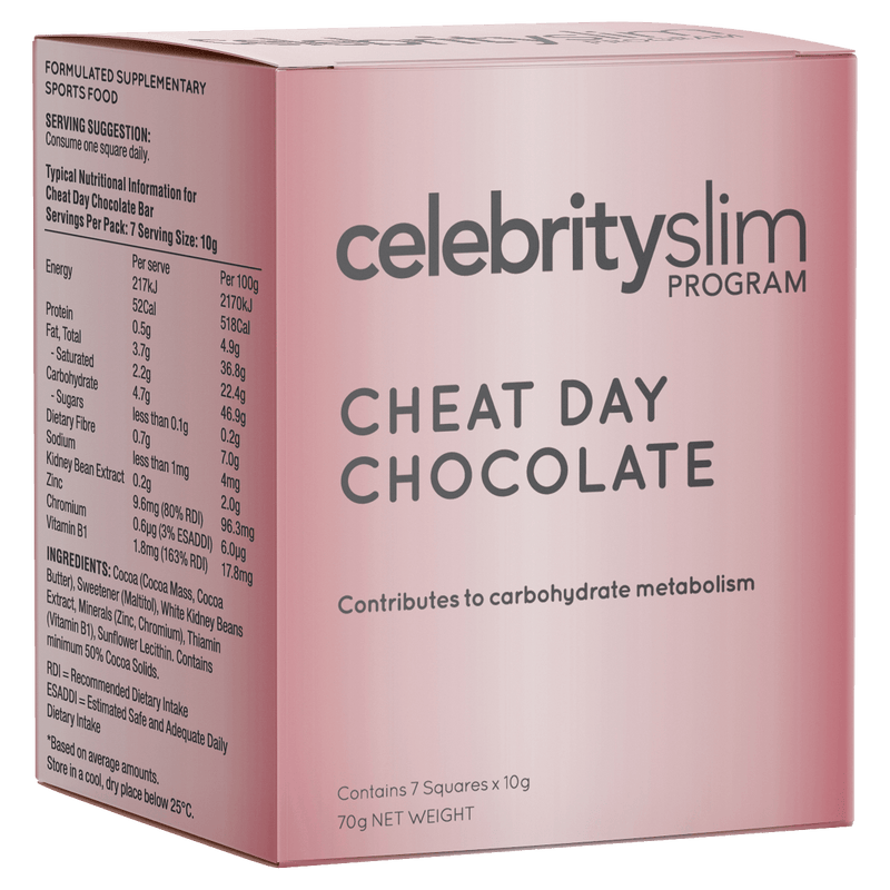 Celebrity Slim Cheat Day Chocolate 7 x 10g - VITAL+ Pharmacy