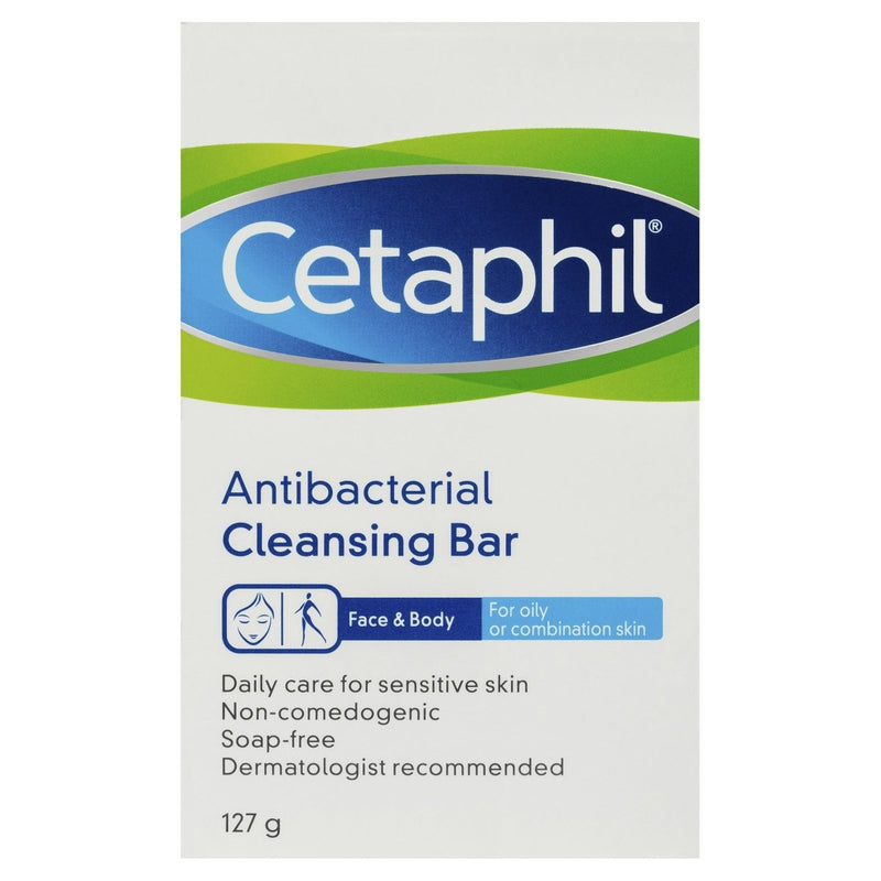 Cetaphil Antibacterial Cleansing Bar 127g - Clearance - VITAL+ Pharmacy