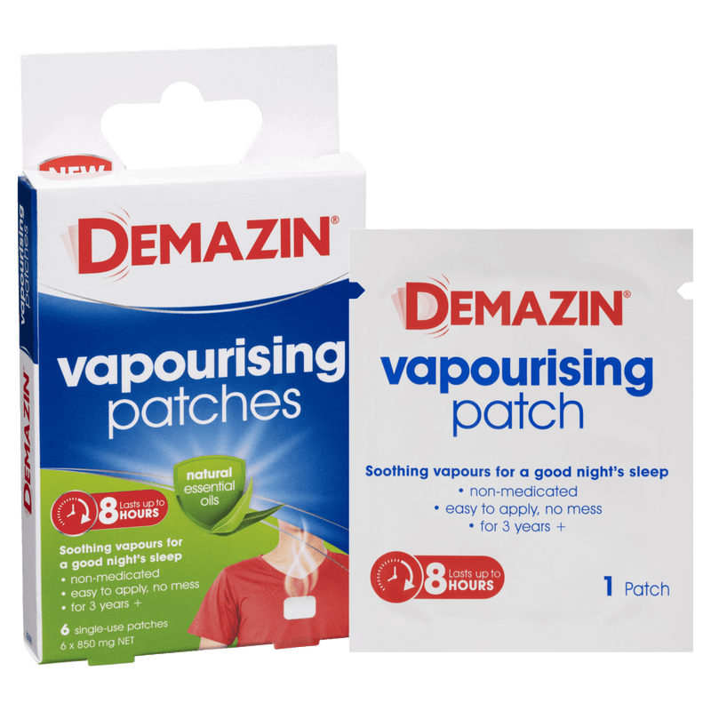 Demazin Vapourising Patches 6 Pack - VITAL+ Pharmacy