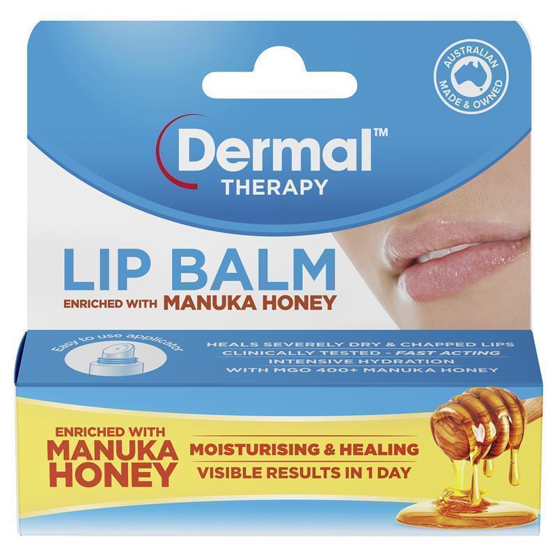 Dermal Therapy Lip Balm Manuka Honey 10g - VITAL+ Pharmacy