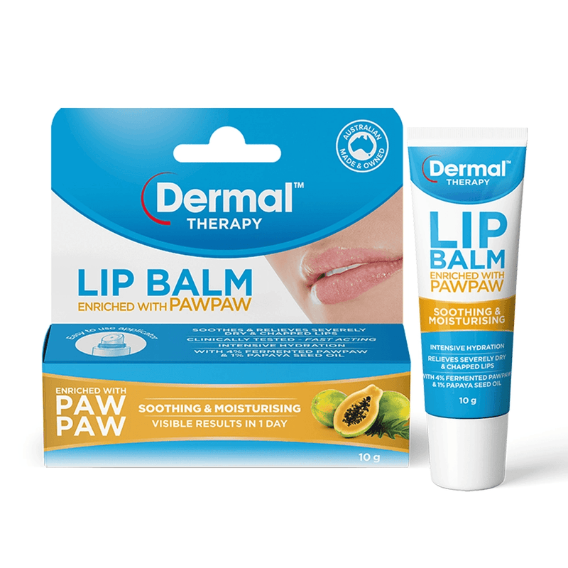 Dermal Therapy Lip Balm Paw Paw 10g - VITAL+ Pharmacy