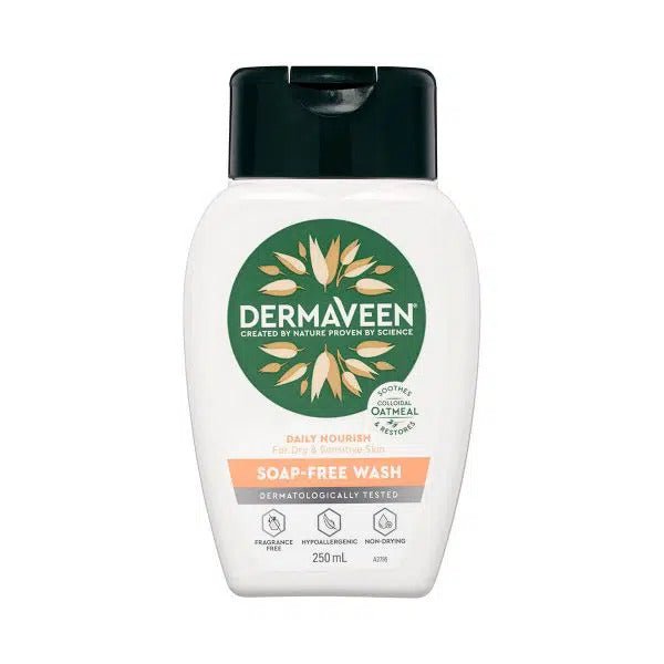 Dermaveen Daily Nourish Soap-Free Wash 250mL - VITAL+ Pharmacy