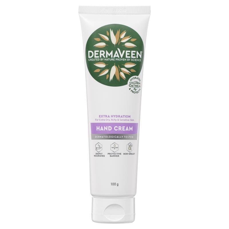 DermaVeen Extra Hydration Hand Cream 100g - VITAL+ Pharmacy