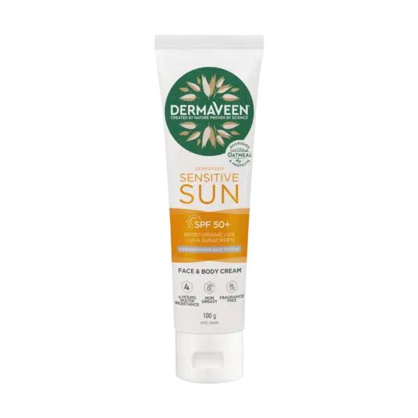 DermaVeen Sensitive Sun SPF50+ 100g - VITAL+ Pharmacy