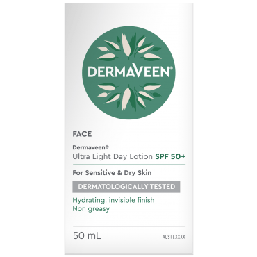 DermaVeen Ultra Light Day Lotion SPF50+ 50mL - VITAL+ Pharmacy