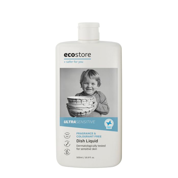 Ecostore Ultra Sensitive Dish Liquid 500mL - VITAL+ Pharmacy