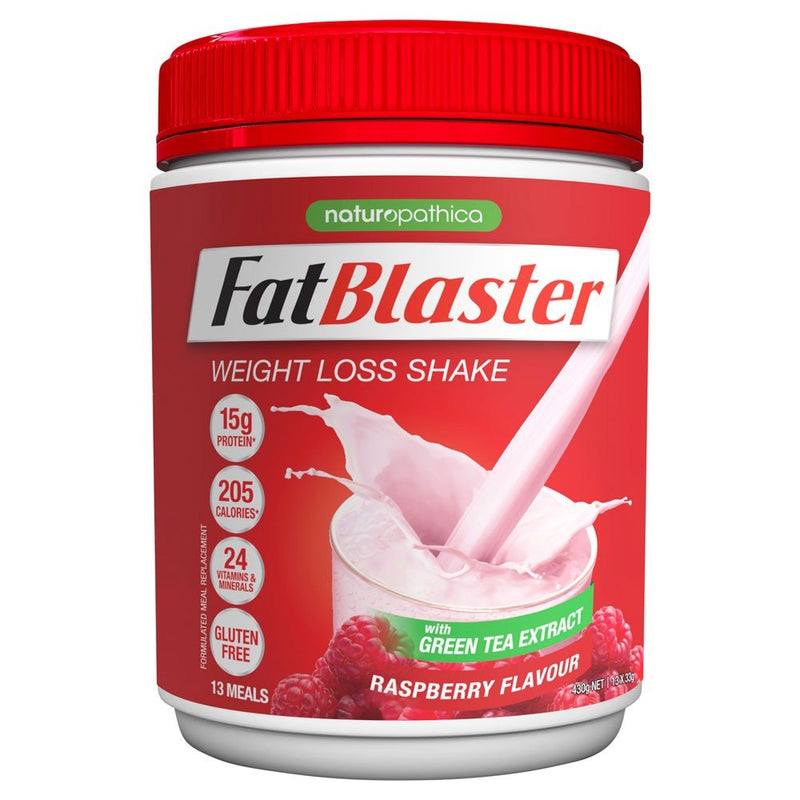 FatBlaster Weight Loss Shake Raspberry 430g - VITAL+ Pharmacy