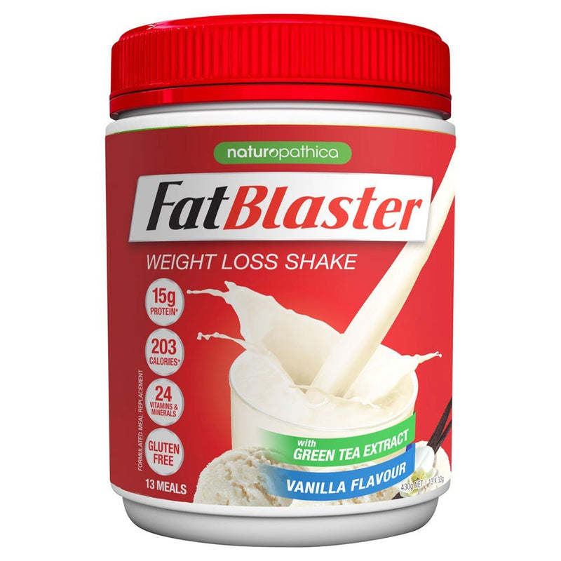 FatBlaster Weight Loss Shake Vanilla 430g - VITAL+ Pharmacy