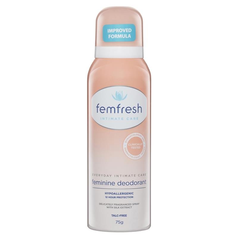 Femfresh Deodorant Spray 75g - VITAL+ Pharmacy