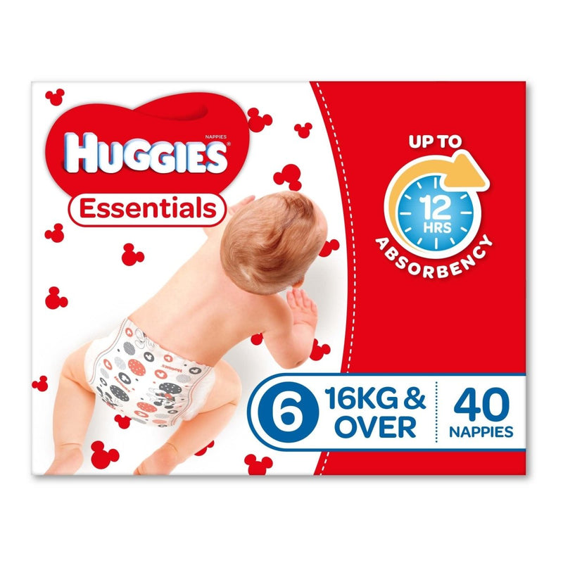 Huggies Nappies Essential Junior 40 Pack - VITAL+ Pharmacy