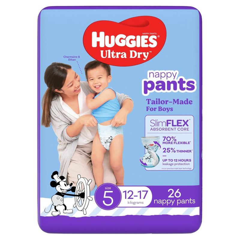 Huggies Nappies Pants Walker Boy 26 Pack - VITAL+ Pharmacy
