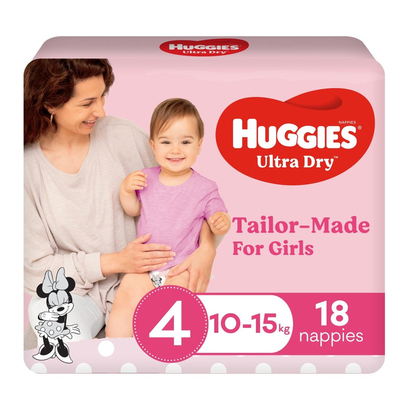 Huggies Nappies Ultra Dry Walker Girl 16 Pack - VITAL+ Pharmacy