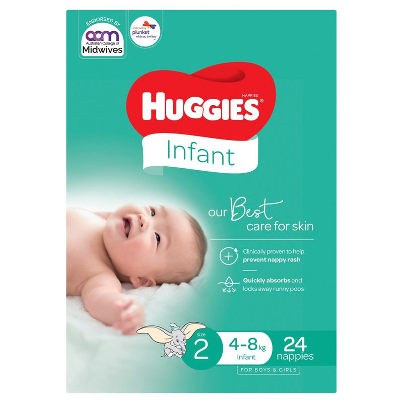 Huggies Ultimate Nappies Infant 24 Pack - VITAL+ Pharmacy