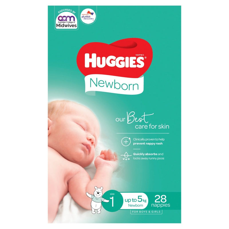 Huggies Ultimate Nappies Newborn 28 Pack - VITAL+ Pharmacy