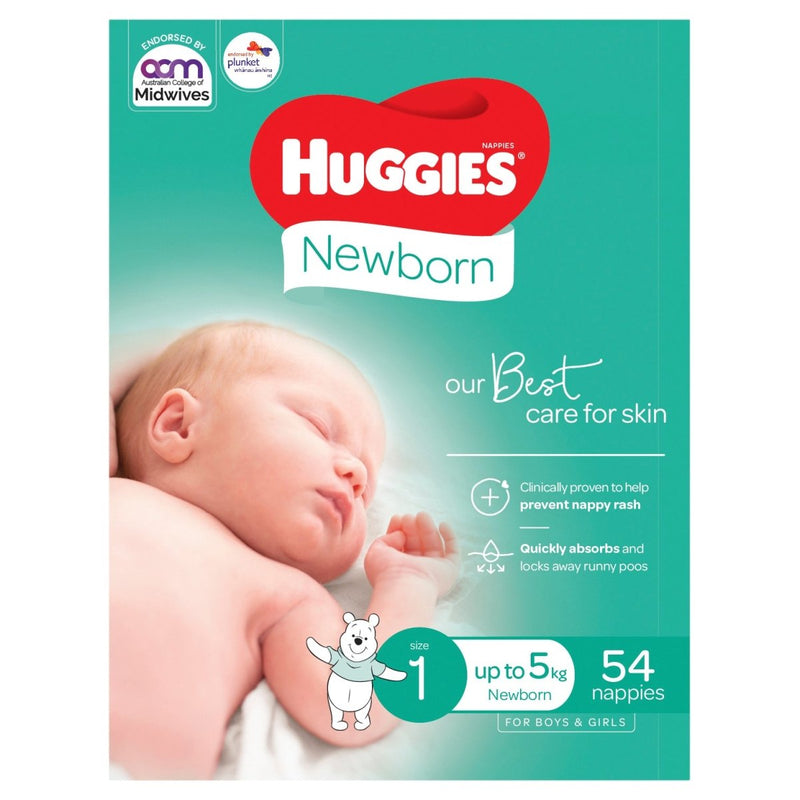 Huggies Ultimate Nappies Newborn 54 Pack - VITAL+ Pharmacy