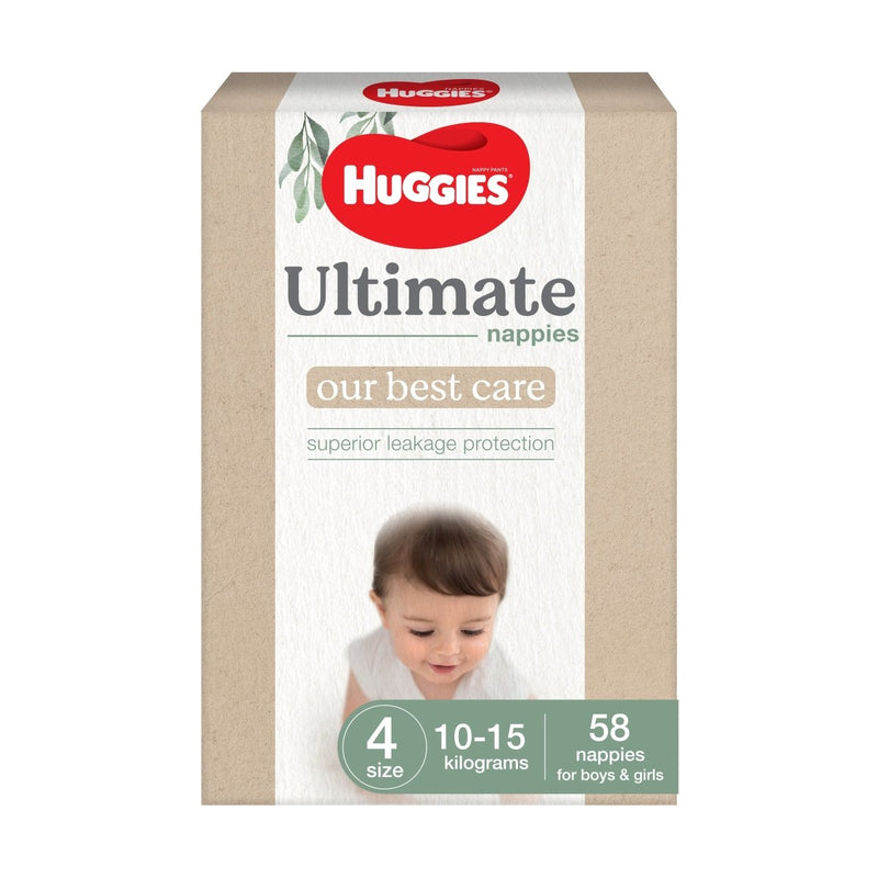 Huggies Ultimate Nappies Toddler 58 Pack - VITAL+ Pharmacy