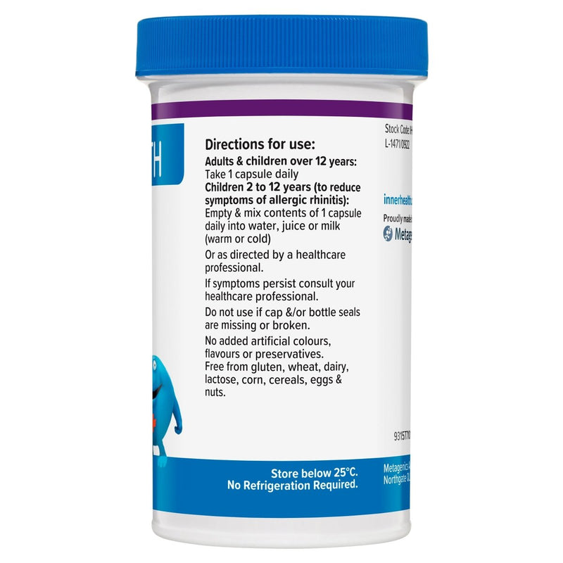 Inner Health Hayfever Relief Probiotic 40 Capsules - VITAL+ Pharmacy