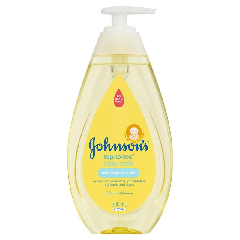 Johnson's Top-To-Toe Baby Bath 500mL - VITAL+ Pharmacy