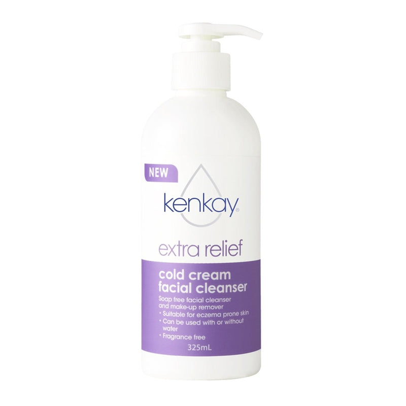 Kenkay Extra Relief Cold Cream Facial Cleanser Pump 325mL - VITAL+ Pharmacy