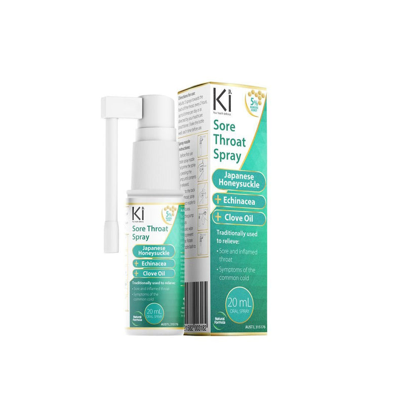 Ki Sore Throat Spray 20mL - VITAL+ Pharmacy