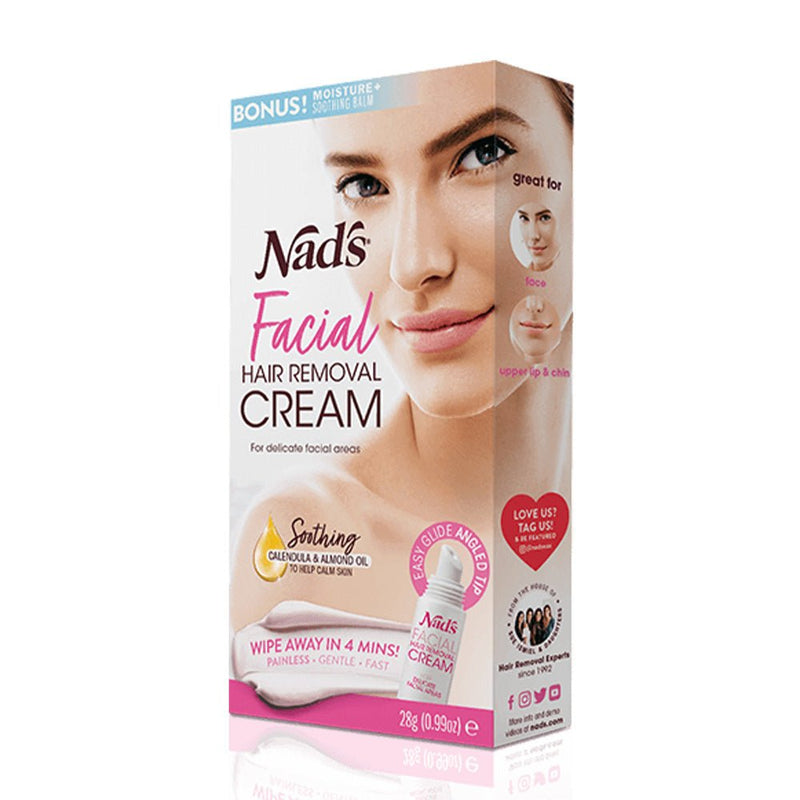 Nad's Facial Hair Removal Cream 28g - VITAL+ Pharmacy